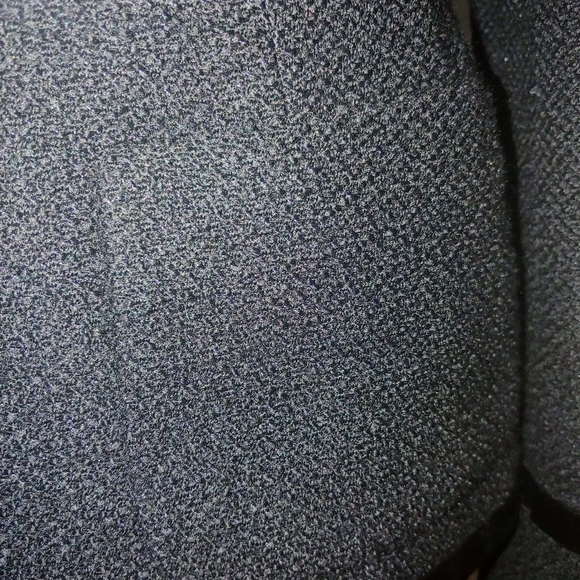 STUNNING ESCADA 8 BLACK BOUCLE LAMBSKIN PATENT LEATHER SIGN BUTTONS SKIRT SUIT - Picture 7 of 16